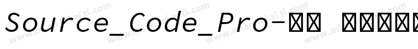 Source_Code_Pro-雅黑 混合体转换器字体转换